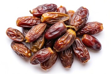 Obraz premium dates isolated on white background