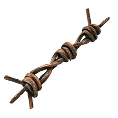 Obraz premium Rusty barbed wire abstract art colorful lines background