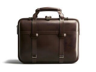 Stylish Brown Leather Briefcase for Business Professionals: Elegant and Durable Designer Laptop Bag for Office and Travel