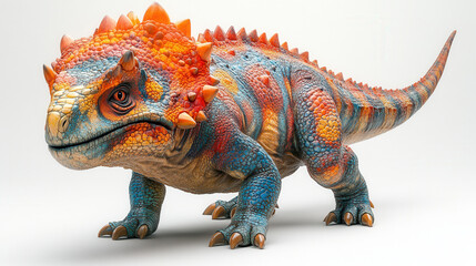 Obraz premium dinosaur on a solid color background 