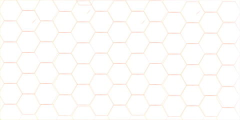 Abstract background of hexagon. White honeycomb with a gradient color. Isometric geometry. Hexagonal 3d vector pink tile and mosaic structure simple style hexagonal graphic concept.