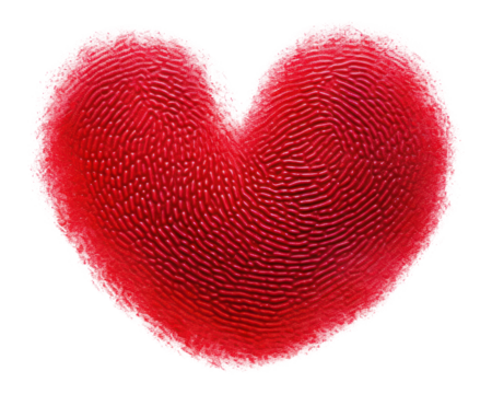 PNG Heart shape red