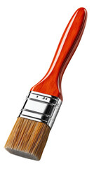 Paintbrush Brilliance: A detailed studio shot of a pristine paintbrush, revealing intricate bristles and a smoothly varnished wooden handle. A perfect visual for all your creative endeavors.