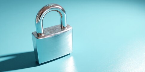 Fototapeta premium Modern technology has led to the development of digital security measures that emphasize the importance of padlocks in protecting data, resulting in the creation of secure virtual environments and