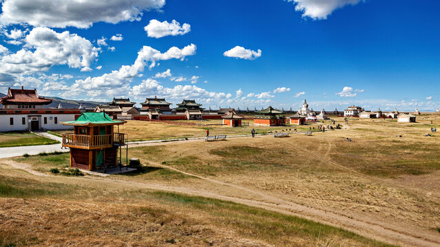 The temples of Karakorum in Mongolia 