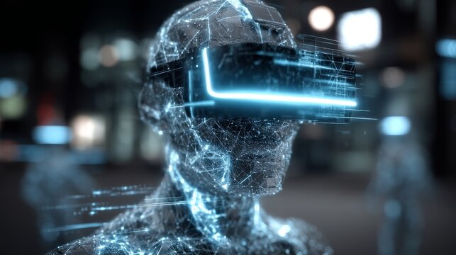 A system driven by stock revolutionizes virtual reality by examining user behavior, adapting environments in real-time with AI assistance, and offering personalized content for immersive gaming and