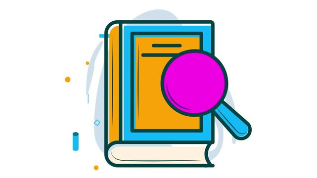 AI Text Book Readers Model animation, literature review tools animated video, Artificial intelligence Clip, Natural Language Processing footage, Deep Machine Learning motion graphics