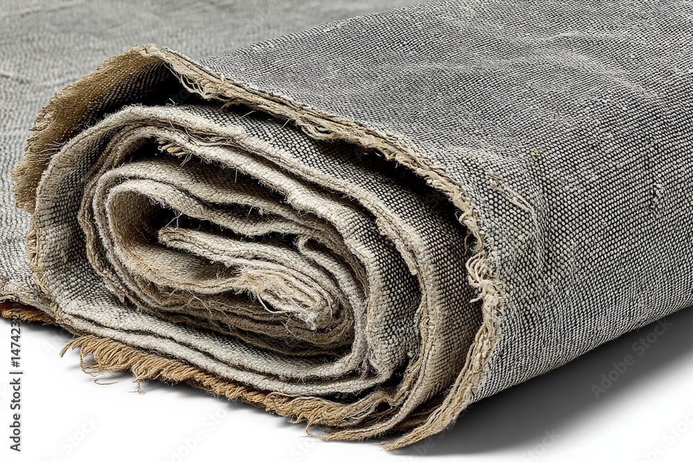 Poster textile roll made from natural fibers used in various craft projects and production