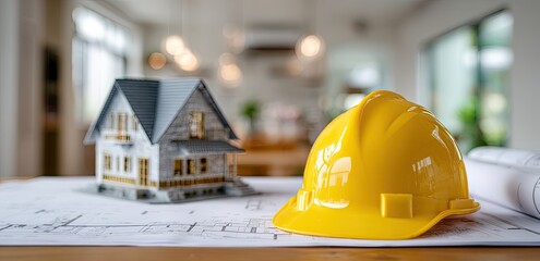 Construction plans for a new home