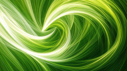 Green fractal background