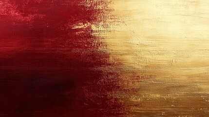 Smooth Abstract Background with Luxurious Gradient in Red and Gold