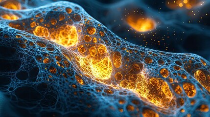 Abstract Futuristic 3D Fractal Structures with Intricate Details