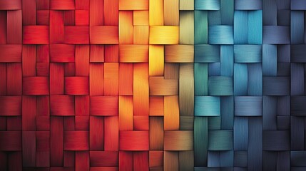 Sleek Abstract Pattern Background in Vibrant Color Gradient