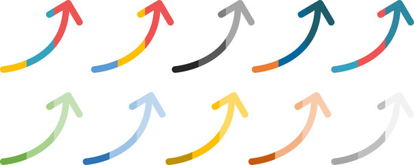 矢印のイラストセット