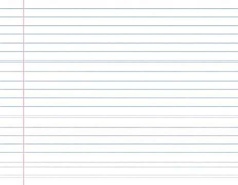 white lined sheet of notepad crumpled paper background