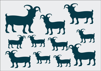 Goat black siliotee.eps