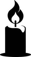 Cle Wick End Silhouette Vector Illustration 