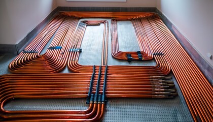 shielded copper pipes for underfloor heating system electrical shielding safety measures
