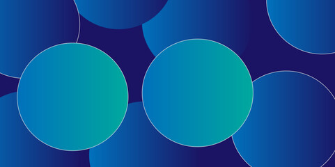 Abstract background with white spheres floating in the air on a light grey backdrop. Geometric Circle Shape Abstract Background. Technology Banner Wallpaper. use for banner, wallpaper, poster, 