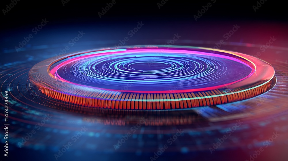 Poster the management of futuristic digital business data statistics is made possible through technology th