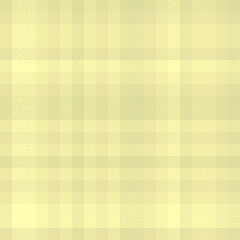 Seamless plaid pattern in soft yellow hues. Classic texture for backgrounds, textiles, or digital designs. Evokes warmth, comfort, and subtle elegance.