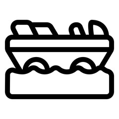 amphibious car icon