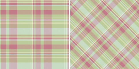Pastel plaid patterns, perfect for textile design, fashion, home decor, or scrapbooking.  Two variations classic and diagonal stripes.  Soft, subtle colors evoke a sense of calm and femininity.