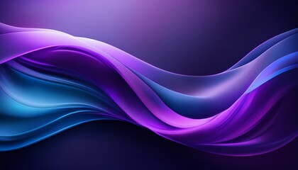purple abstract background with text area artistic concept blue purple wavy fabric is used on dark background text or in the image insertion area a vibrant abstract wave with a large central area