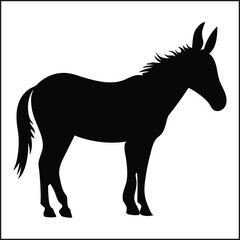 Mule Silhouette Clipart