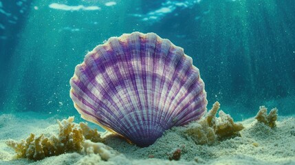Underwater seashell