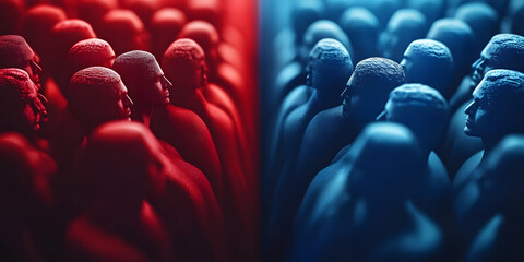 The Political Divide Understanding the Blue and Red Facets of Our Society