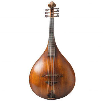 Buy vintage theorbo lute online antique musical instrument for sale shop on transparent background