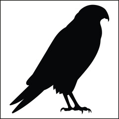 Sparrowhawk Silhouette Clipart