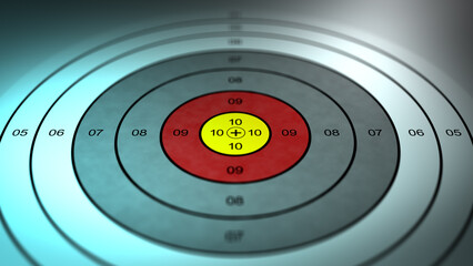 Camera Pans over Military Target - Ominous Blue Tint 2