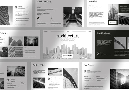 Architecture Portfolio Presentation Template
