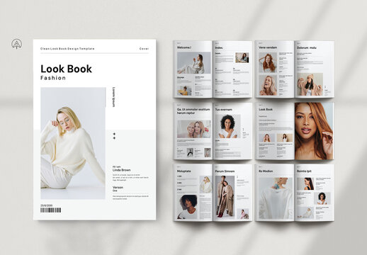 Look Book Magazine Template