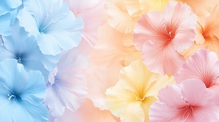 Spring flora illustration of vibrant flowers in nature colorful petals serene environment