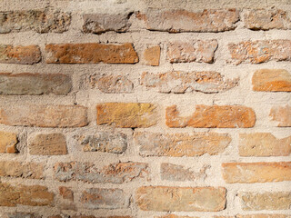 Closeup of old stone wall texture background