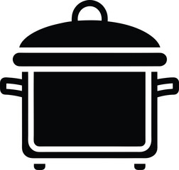 slow cooker chuck icon vector illustration