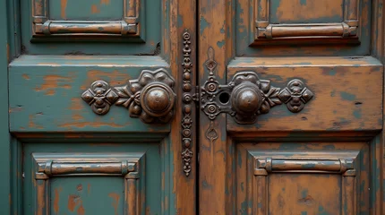 Papier peint photo Vielles portes old wooden door  © Vectplus
