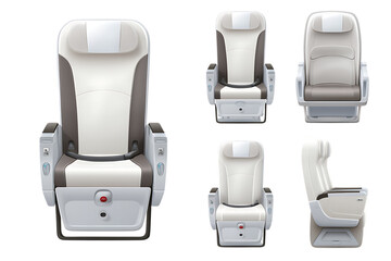 Detailed View of Aircraft Seating Configuration Design