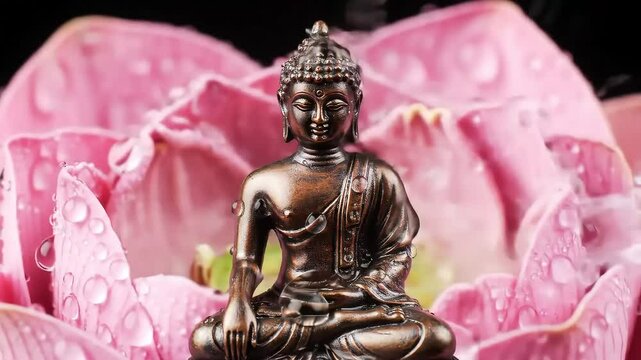 Buddha meditating