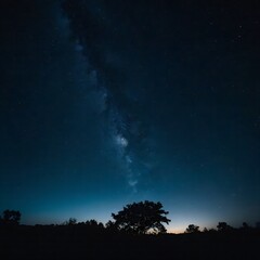 Naklejka premium night sky with stars