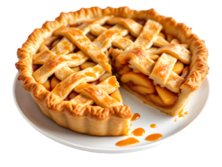 Delicious Homemade Apple Pie Sweet Pastry Golden Crust Baked Dessert Food Photography Sweet Treat Autumn Dessert Recipe Warm Spices Festive Baking    