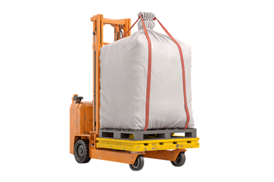 Realistic 3D Bulk Bag Transport Equipment Image