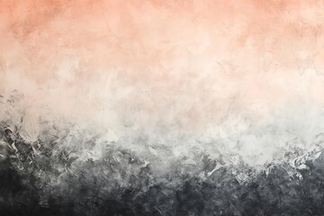 Textured background with a color gradient from peach at the top to dark gray at the bottom, blending through white and light gray.