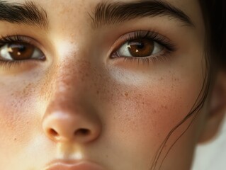 Fototapeta premium Close up portrait of a person