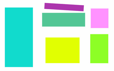 colorful rectangle set. Hand drawn minimalist quote poster set. Quote frame blank template set. Isolated text box. Colored blank speech bubble.