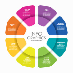 Infographic design template with place for your data. Vector illustration.