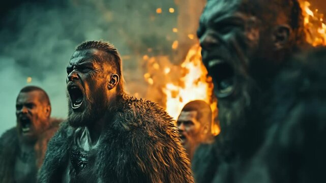 Mysterious Horde in the Misty Forest